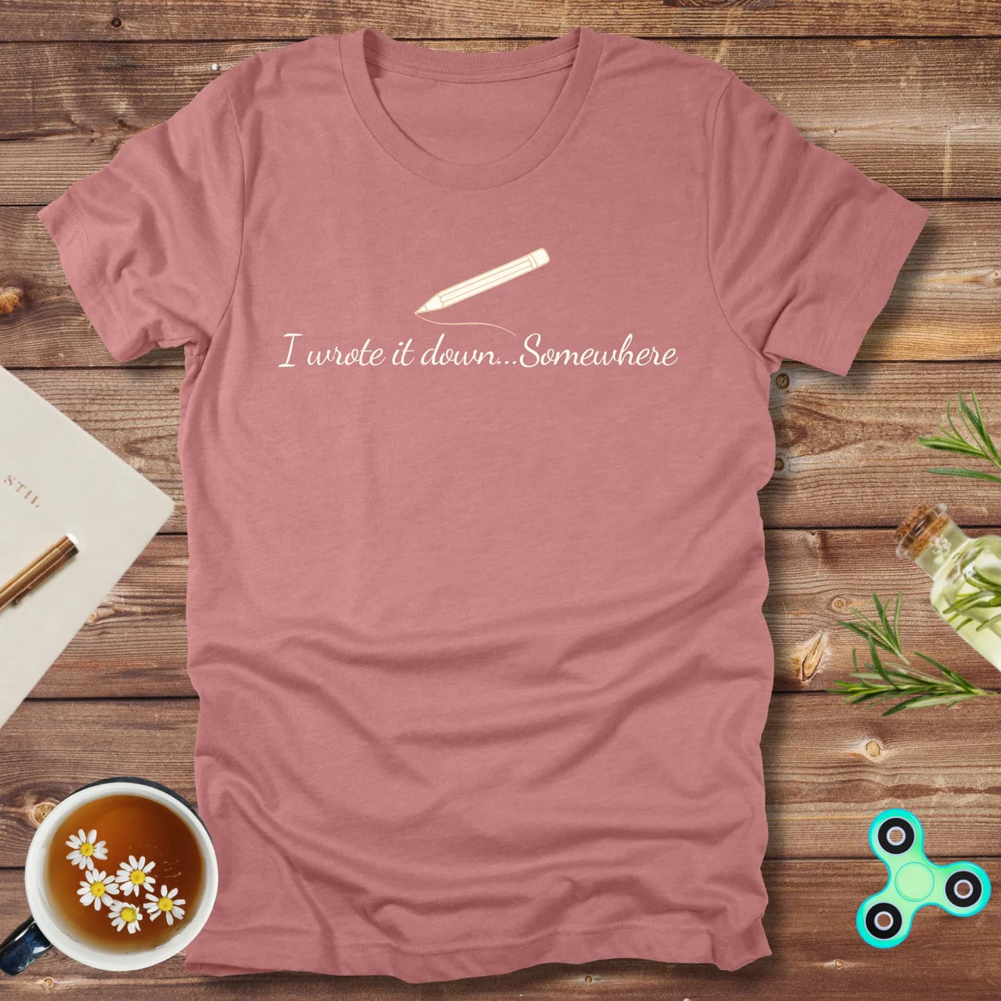 I wrote it Down Somewhere