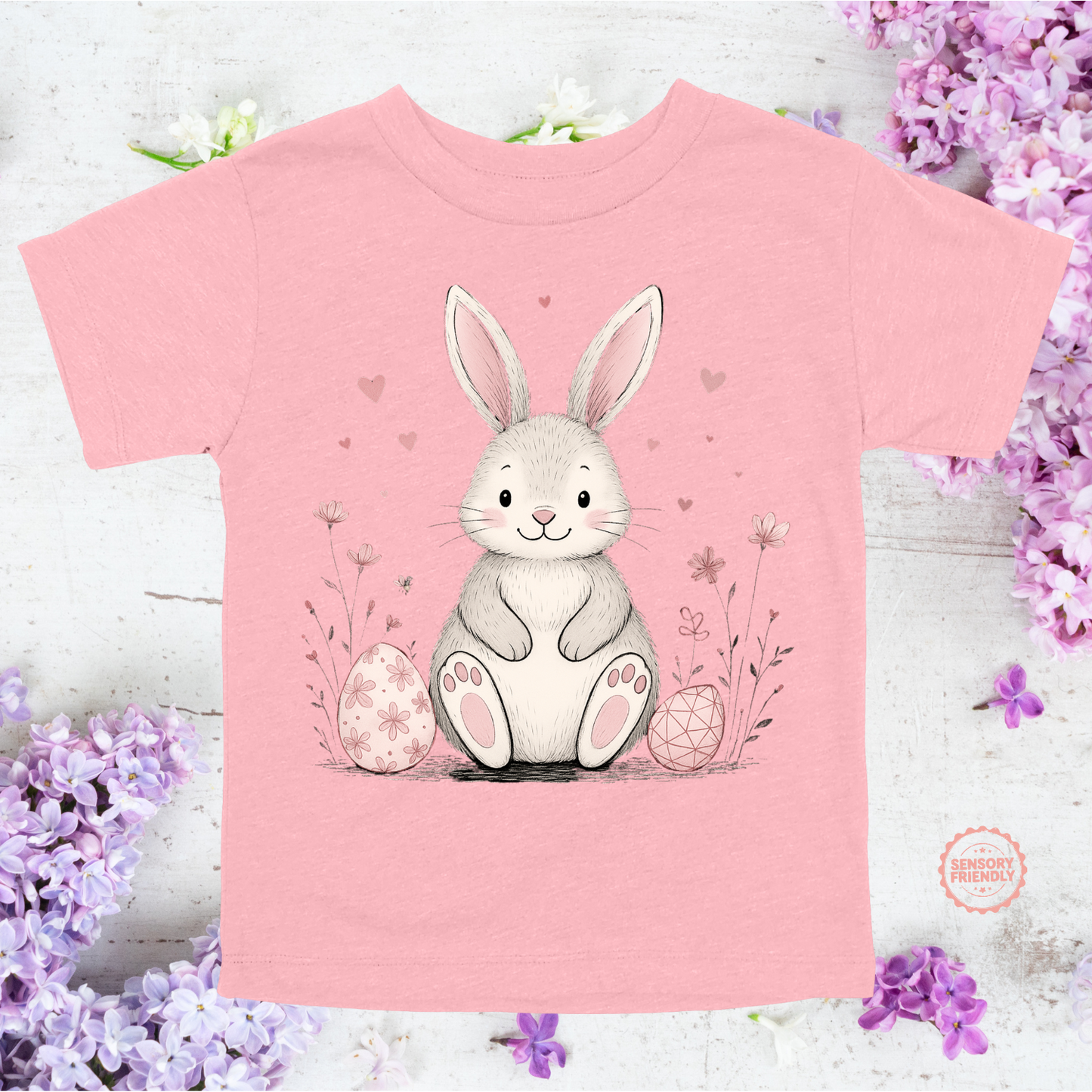 Blushing Bunny & Blooms