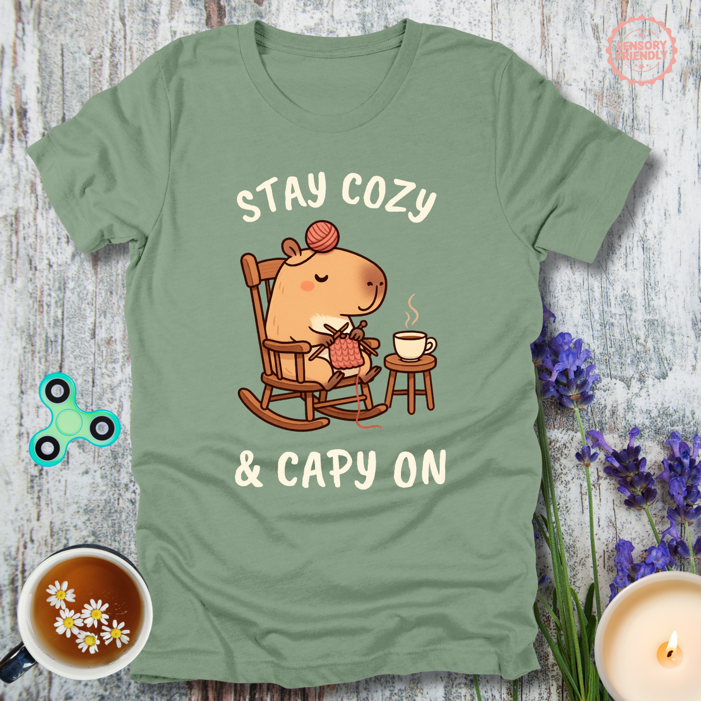 Stay Cozy and Capy On - Adult