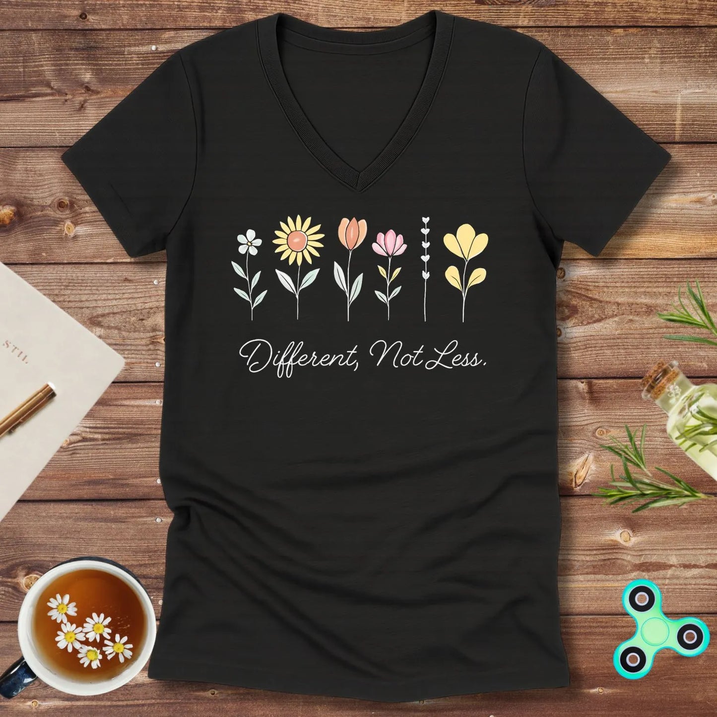 Different, Not Less V-Neck