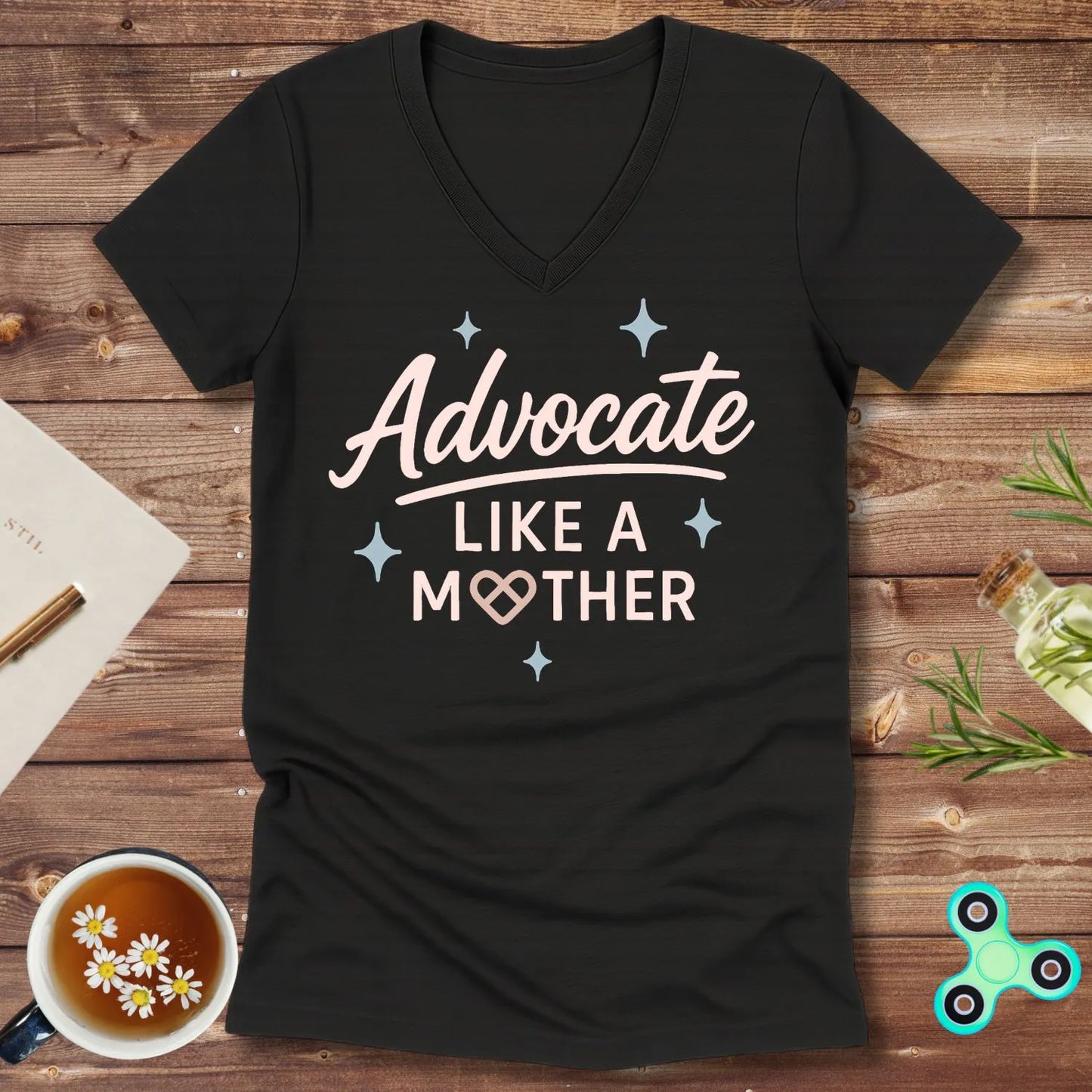 Advocate Like A Mom V-Neck