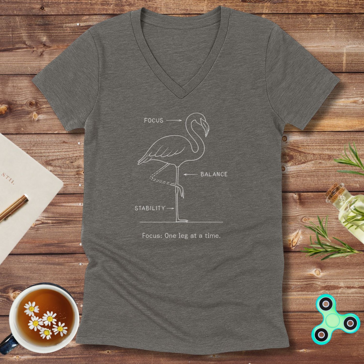 Flamingo Focus V-Neck