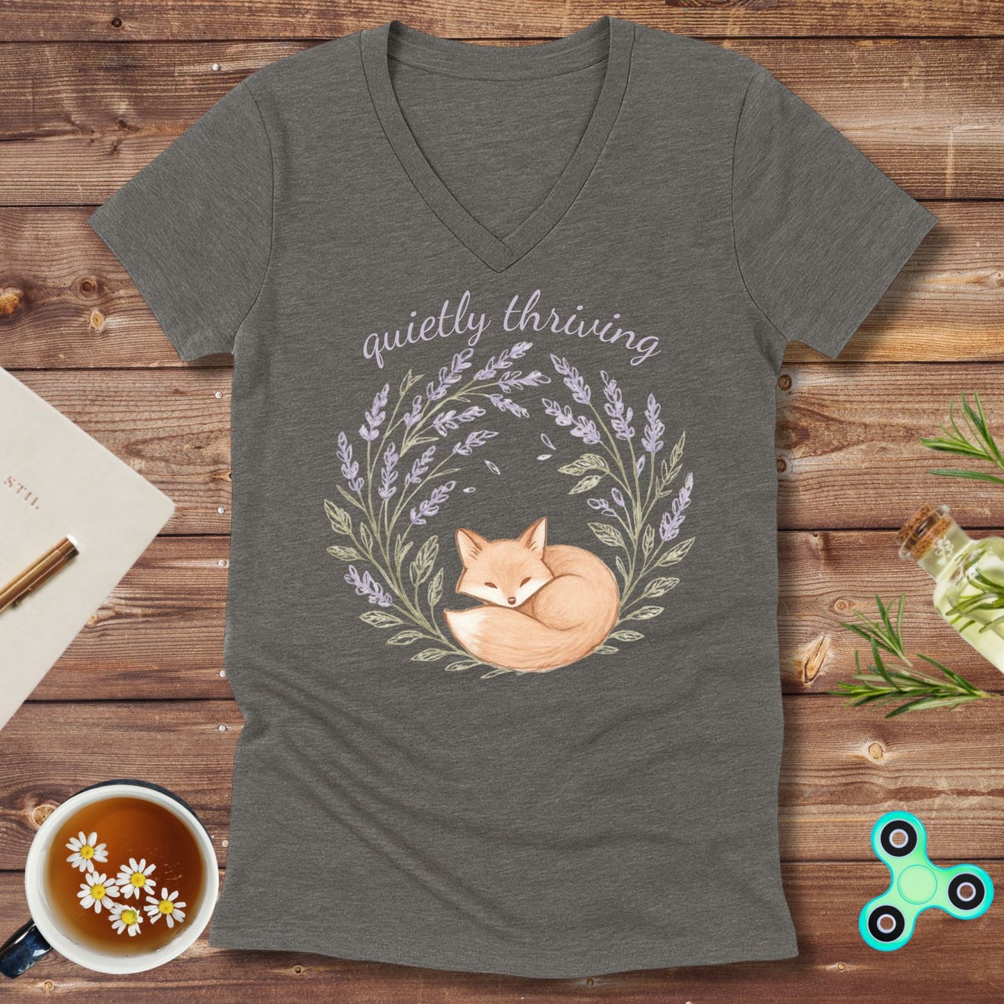 Quietly Thriving V-Neck
