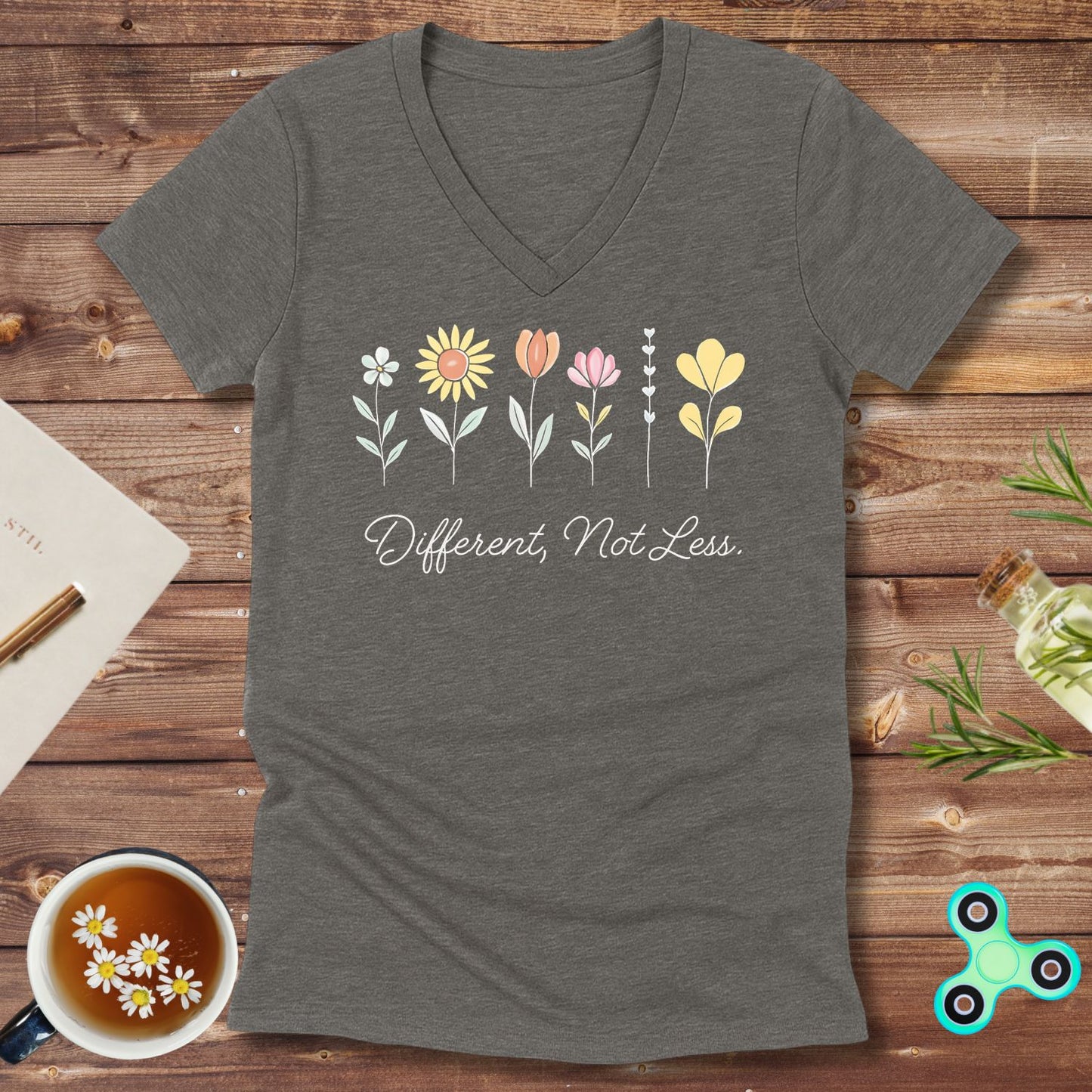 Different, Not Less V-Neck