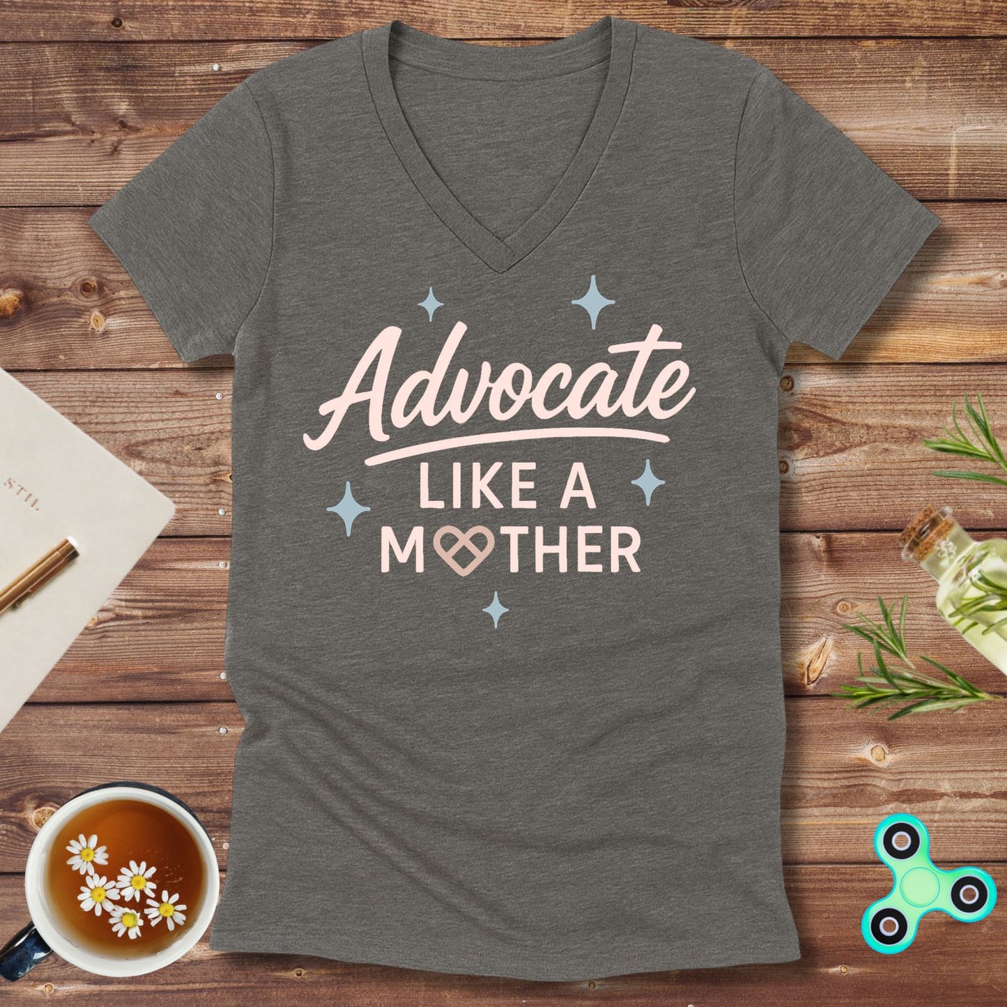 Advocate Like A Mom V-Neck
