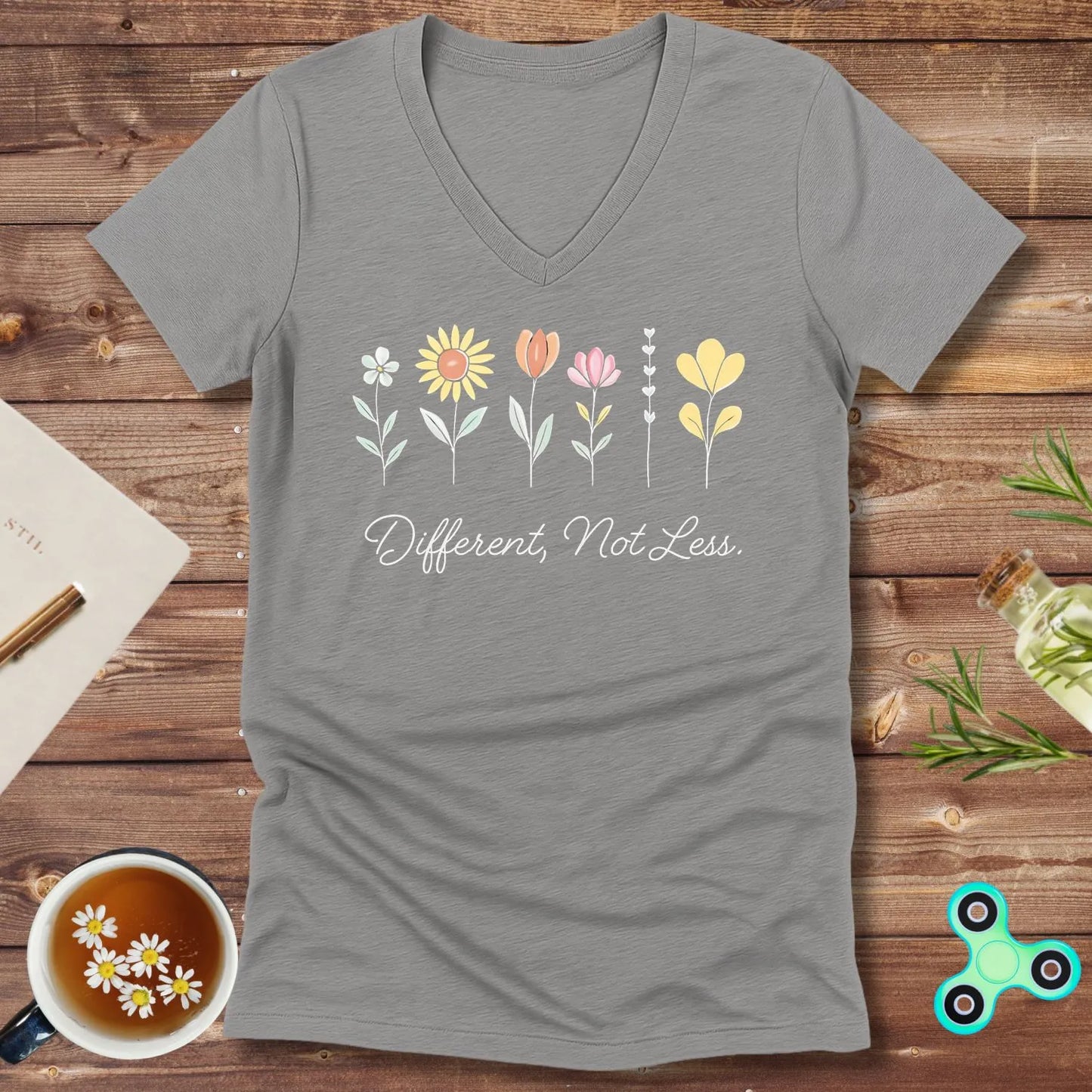 Different, Not Less V-Neck