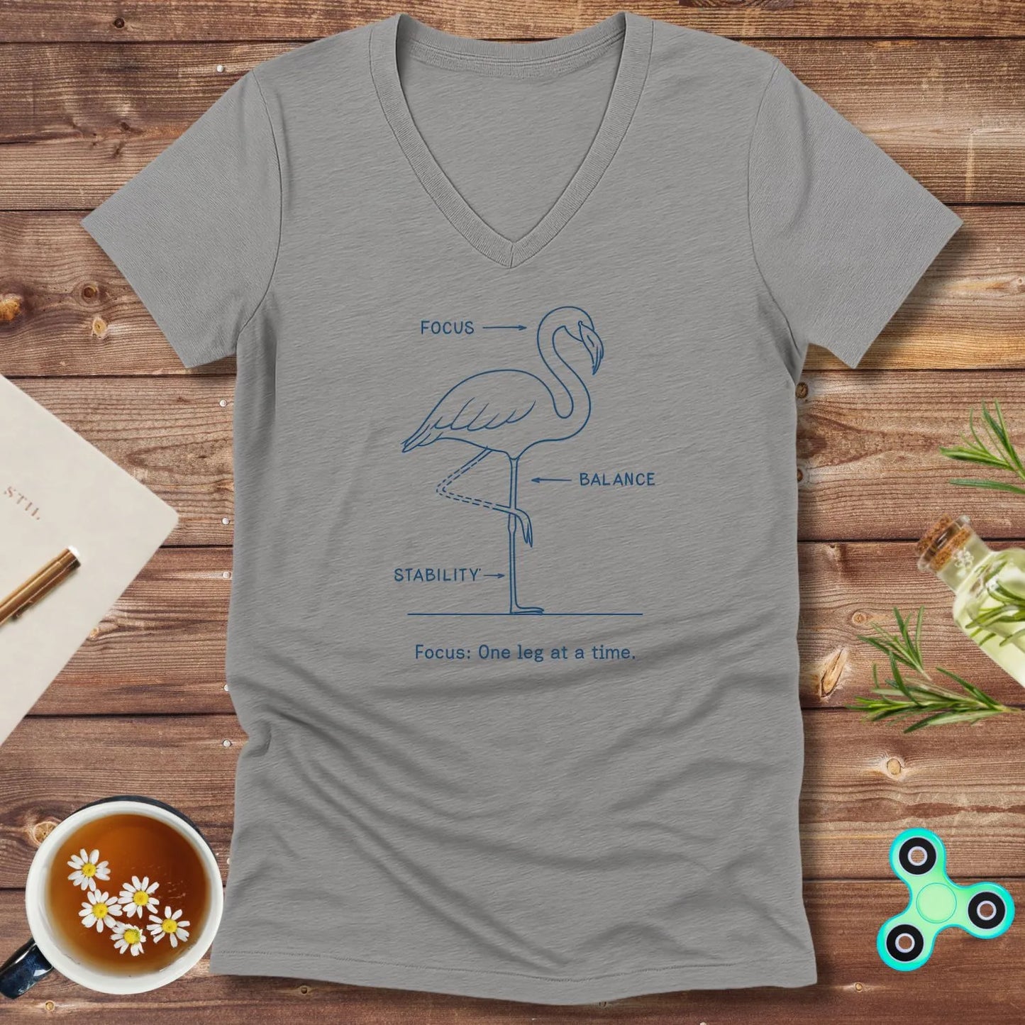 Flamingo Focus V-Neck