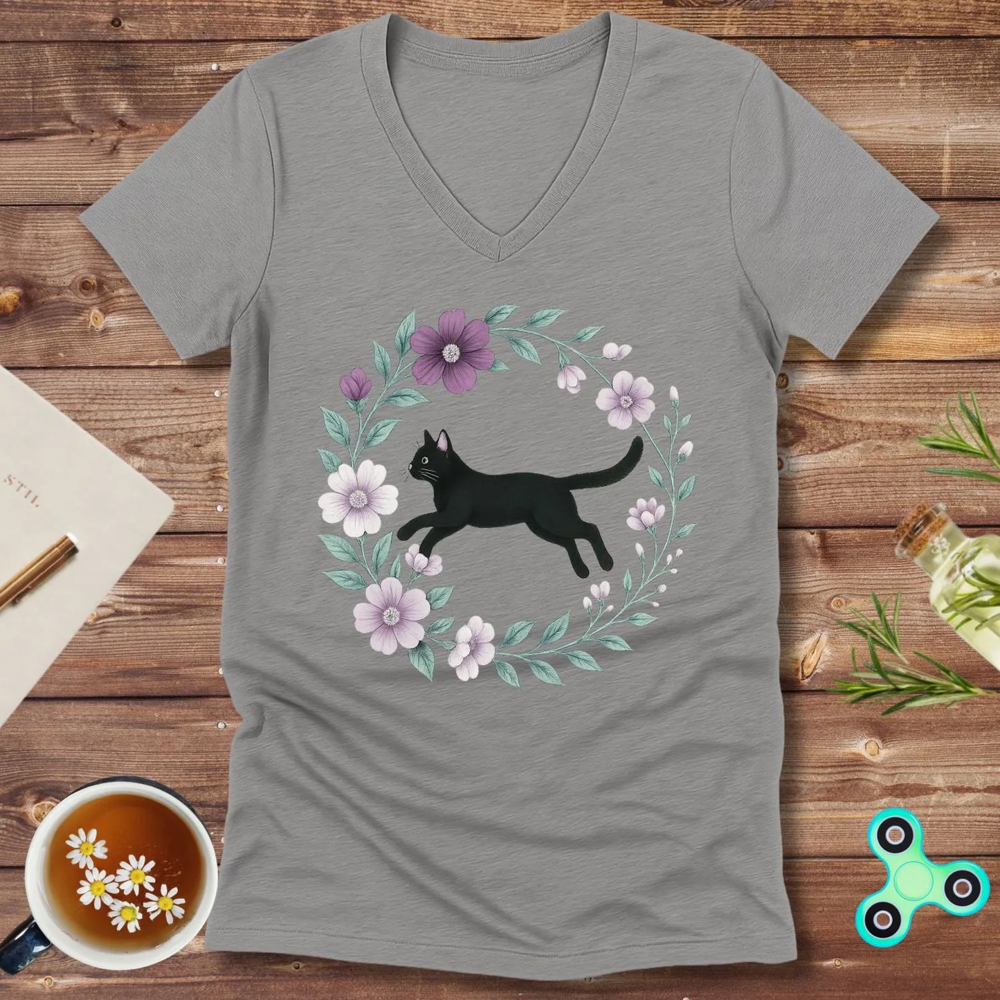 Wreathbound Whiskers V-Neck