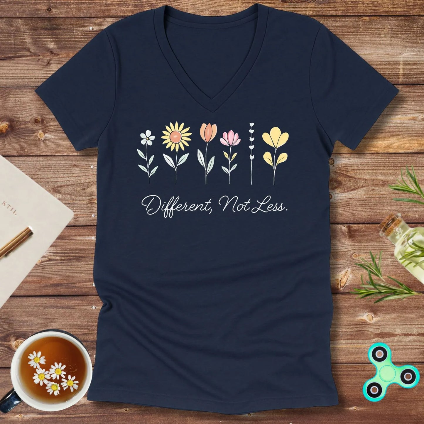 Different, Not Less V-Neck