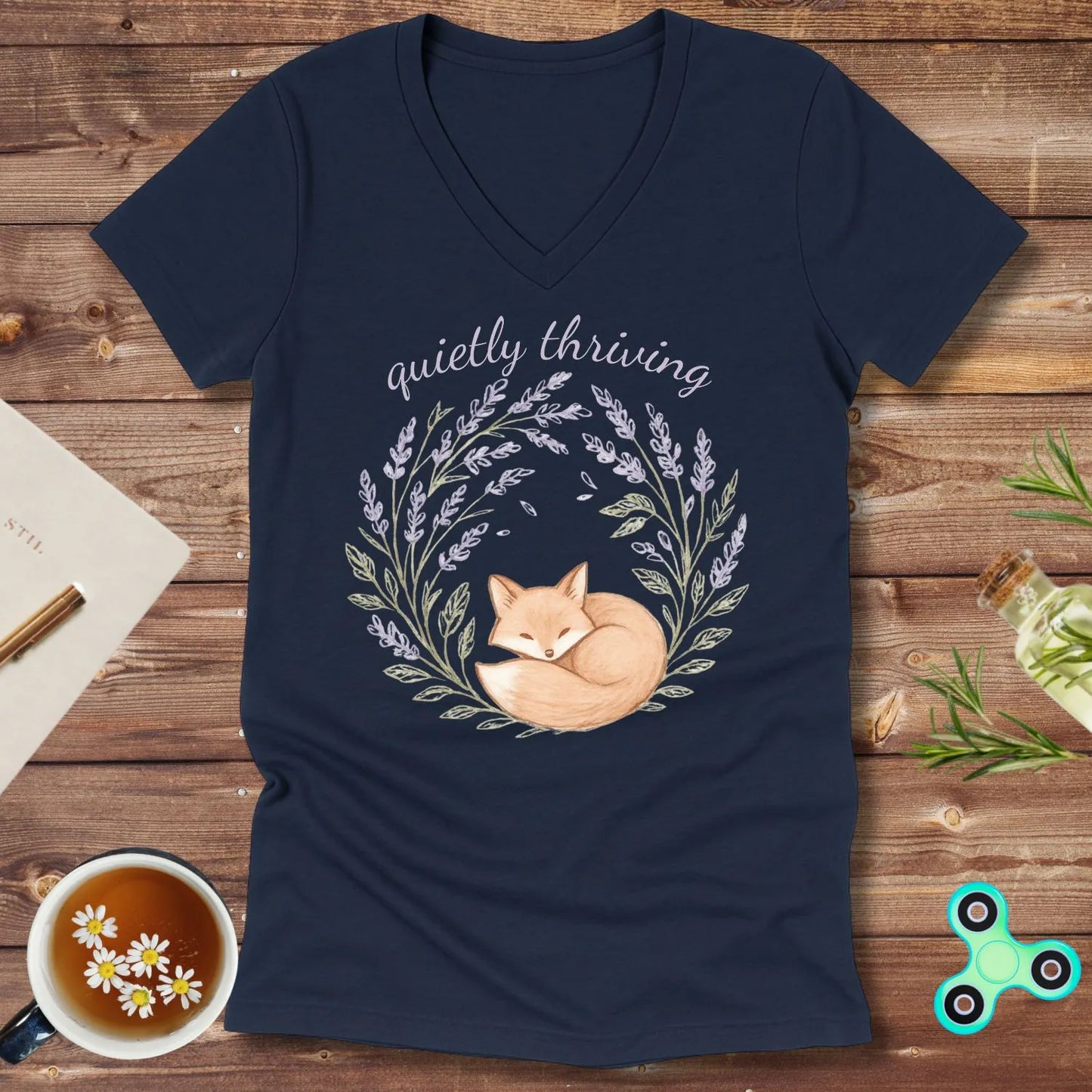 Quietly Thriving V-Neck