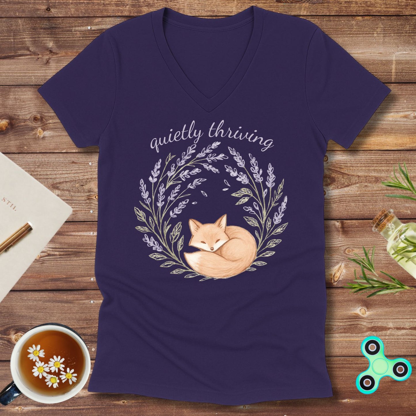Quietly Thriving V-Neck