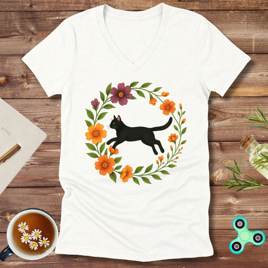 Wreathbound Whiskers V-Neck