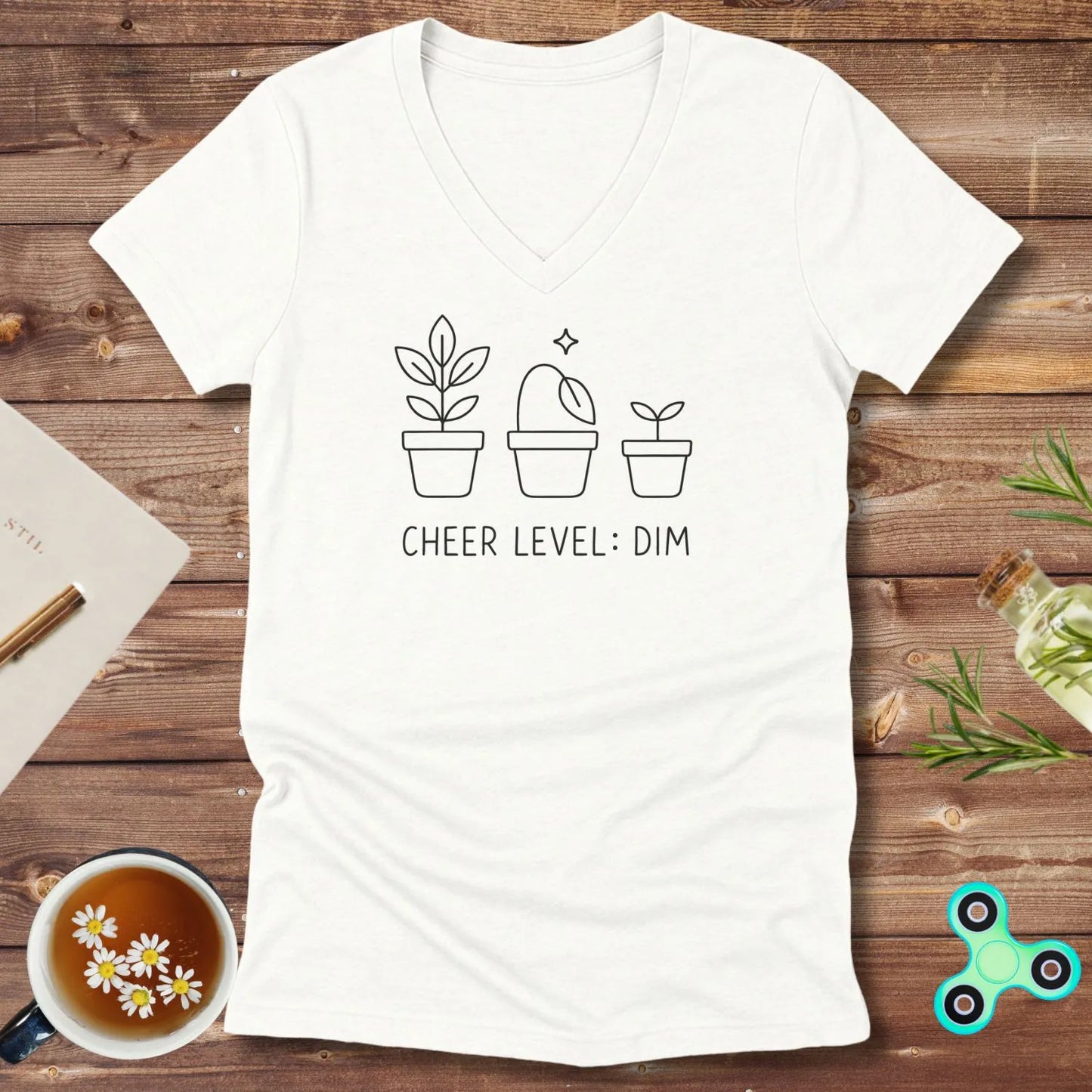 Cheer Level Dim V-Neck