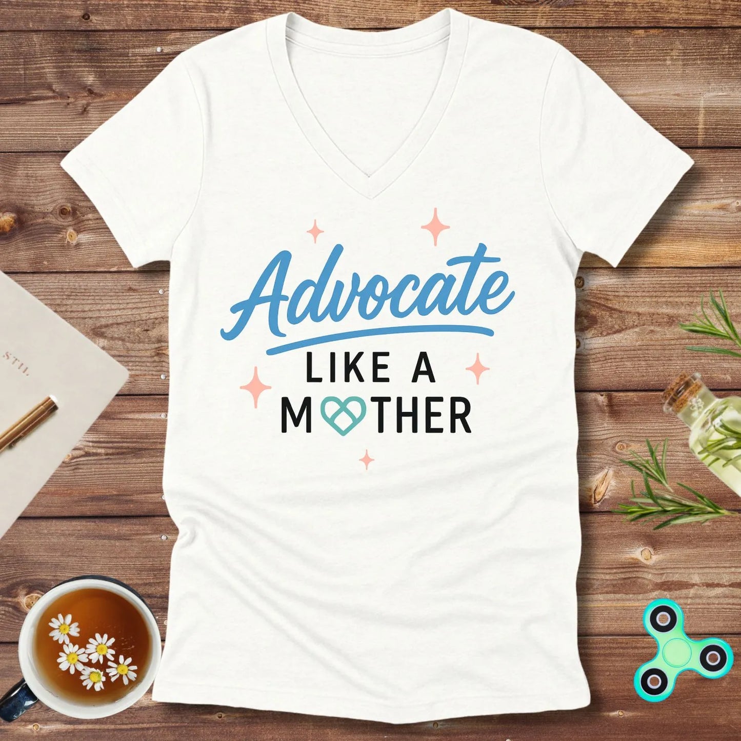 Advocate Like A Mom V-Neck
