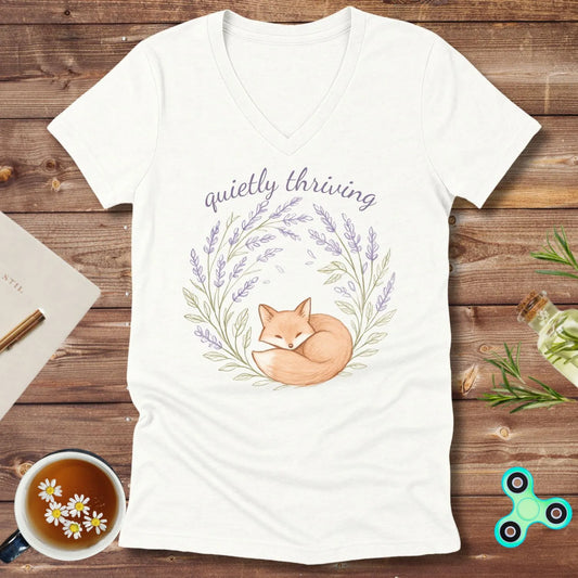 Quietly Thriving V-Neck