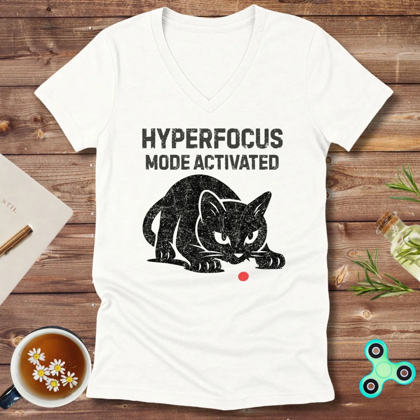 Hyperfocus Mode Activated V-Neck