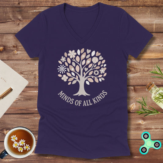 Minds of All Kinds V-Neck