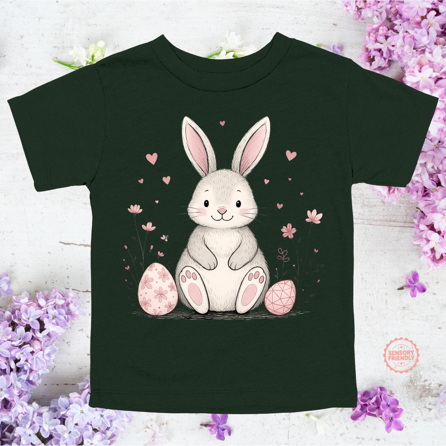 Blushing Bunny & Blooms