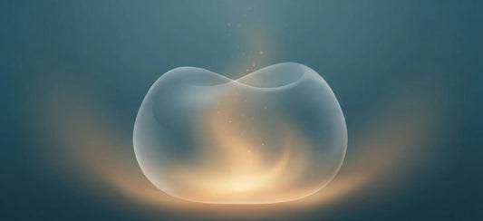 Abstract watercolor illustration showing soft pastel clouds forming a protective cocoon, representing a low-demand winter break for neurodivergent rest.