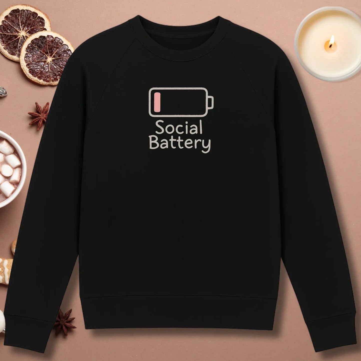 Social Battery Low Sweatshirt