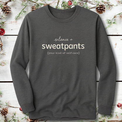 Silent + Sweatpants Long Sleeve