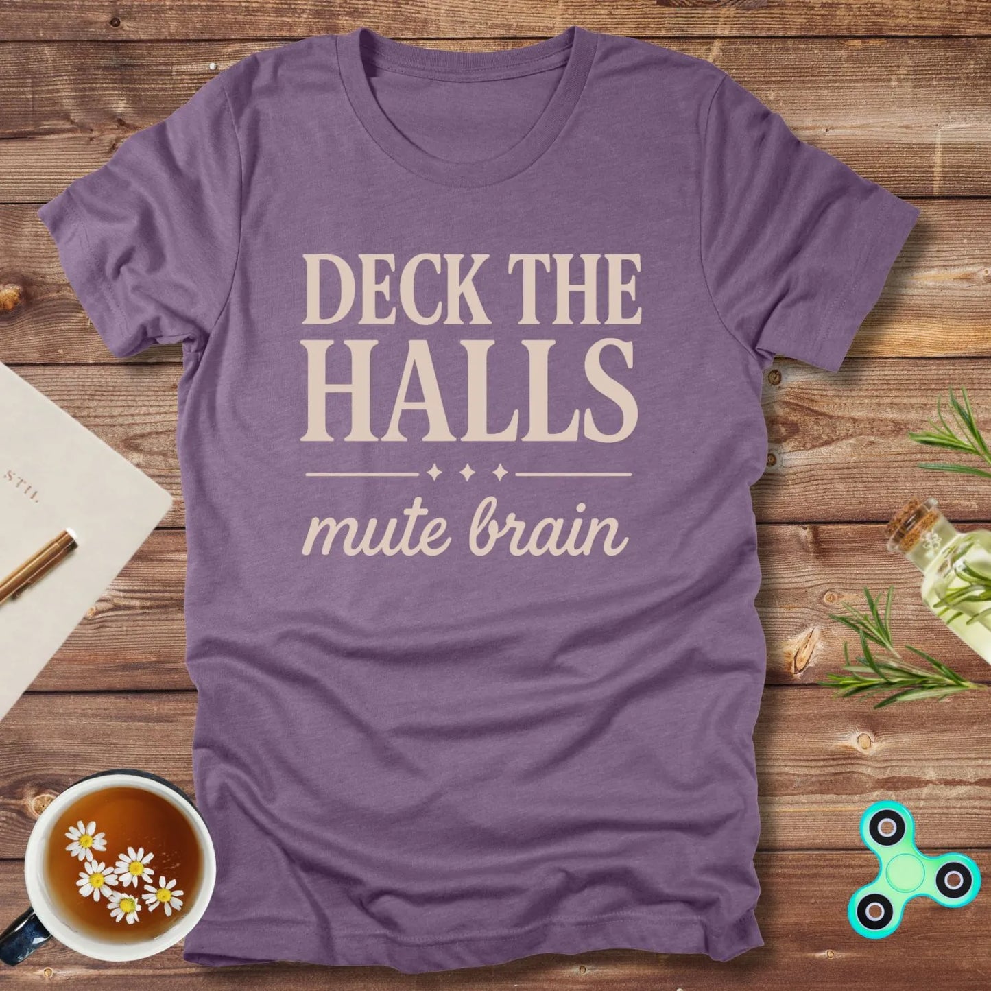 Deck the Halls Mute Brain Tee