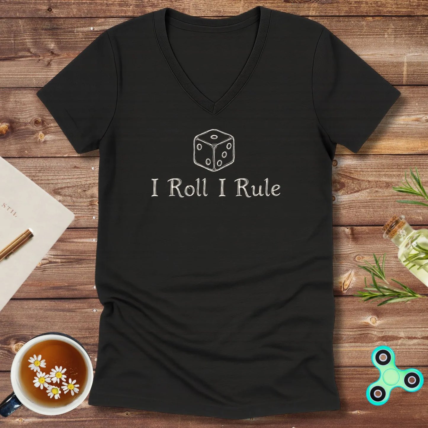 I Roll I Rule V-Neck