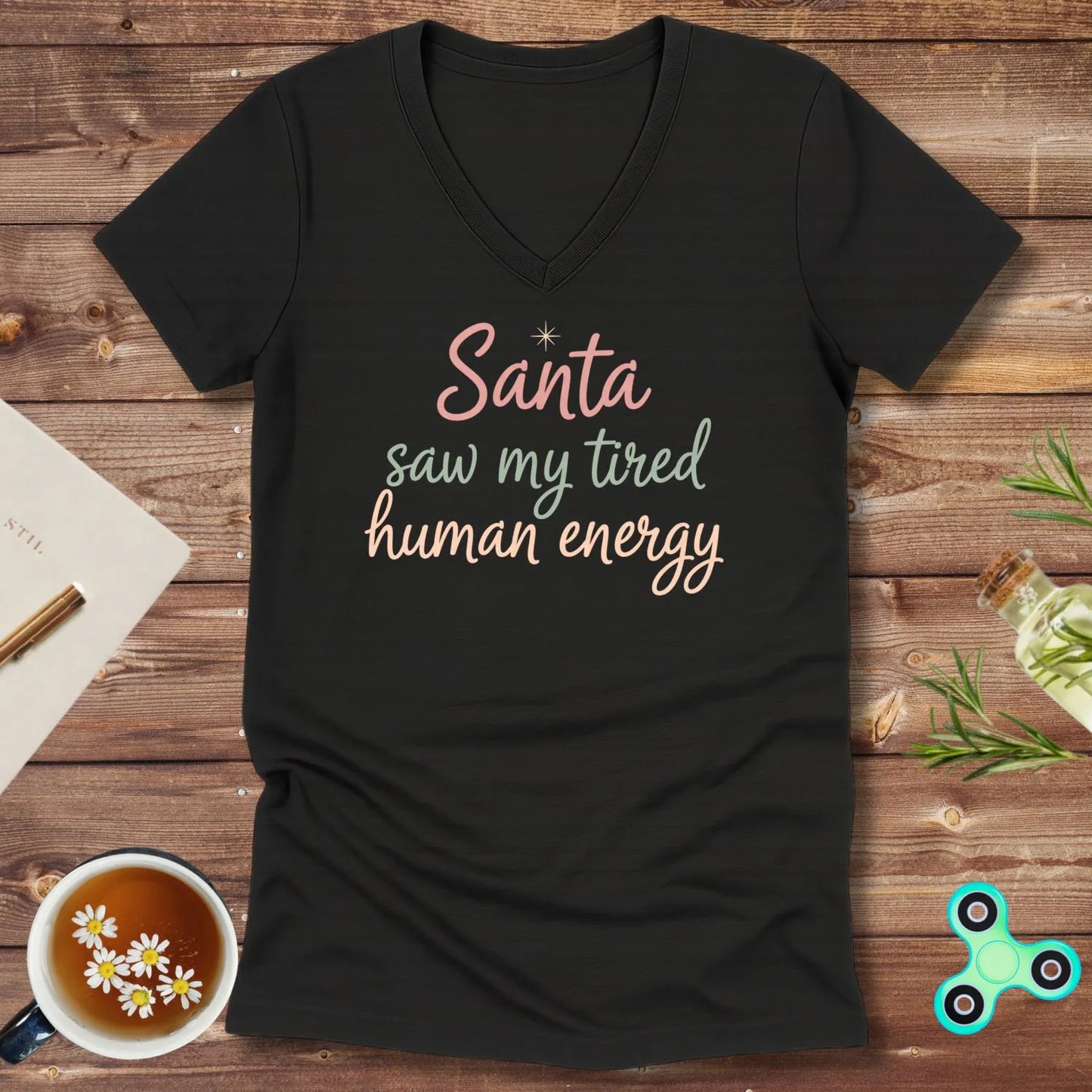 Santa Saw V-Neck