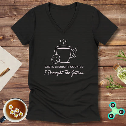 Santa Brought Cookies V-Neck