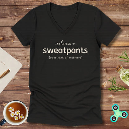 Silent + Sweatpants V-Neck