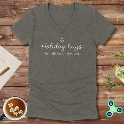Holiday Hugs BRB V-Neck