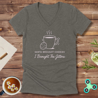 Santa Brought Cookies V-Neck
