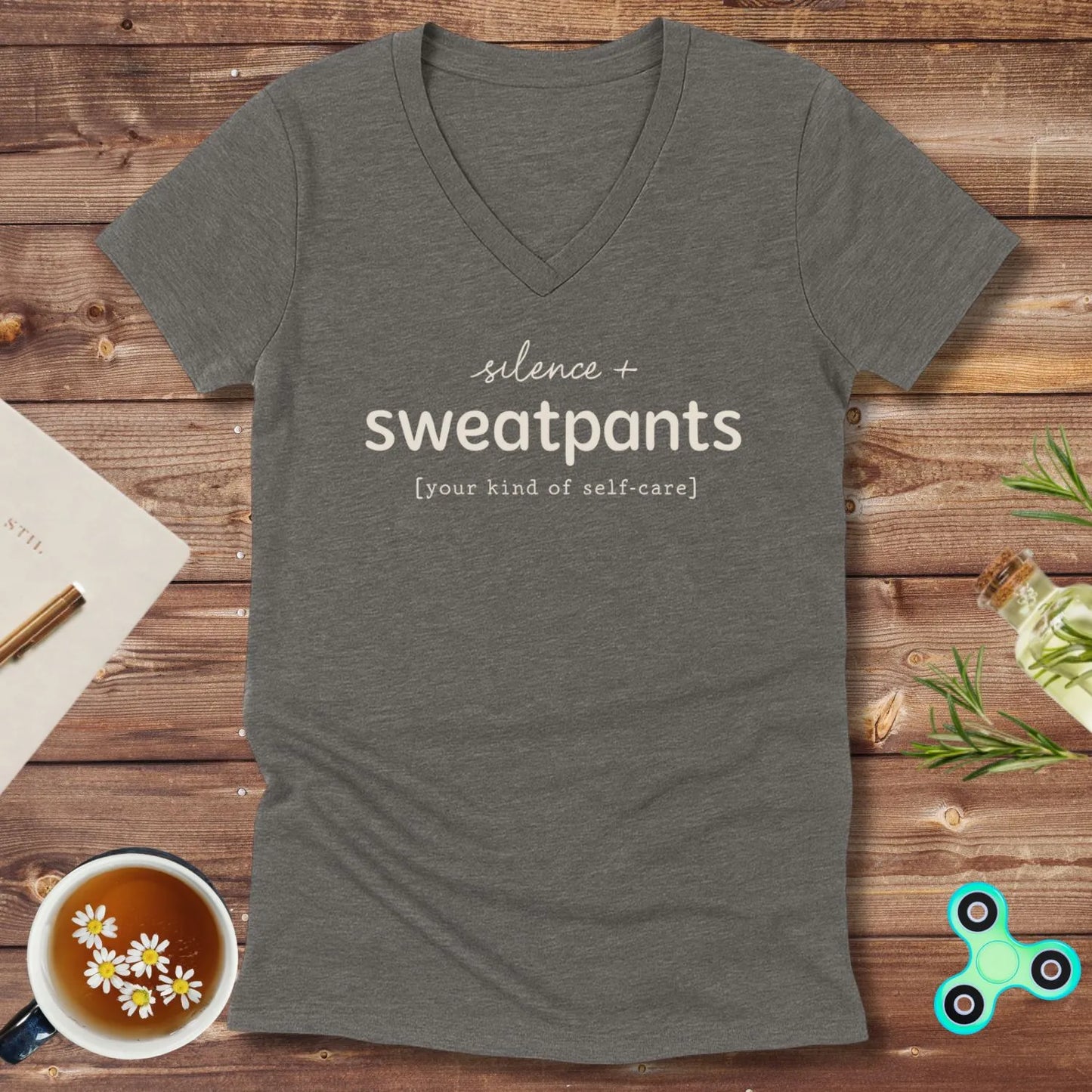 Silent + Sweatpants V-Neck