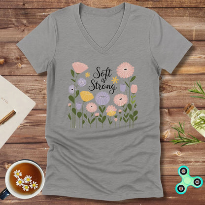 Soft is Strong V-Neck