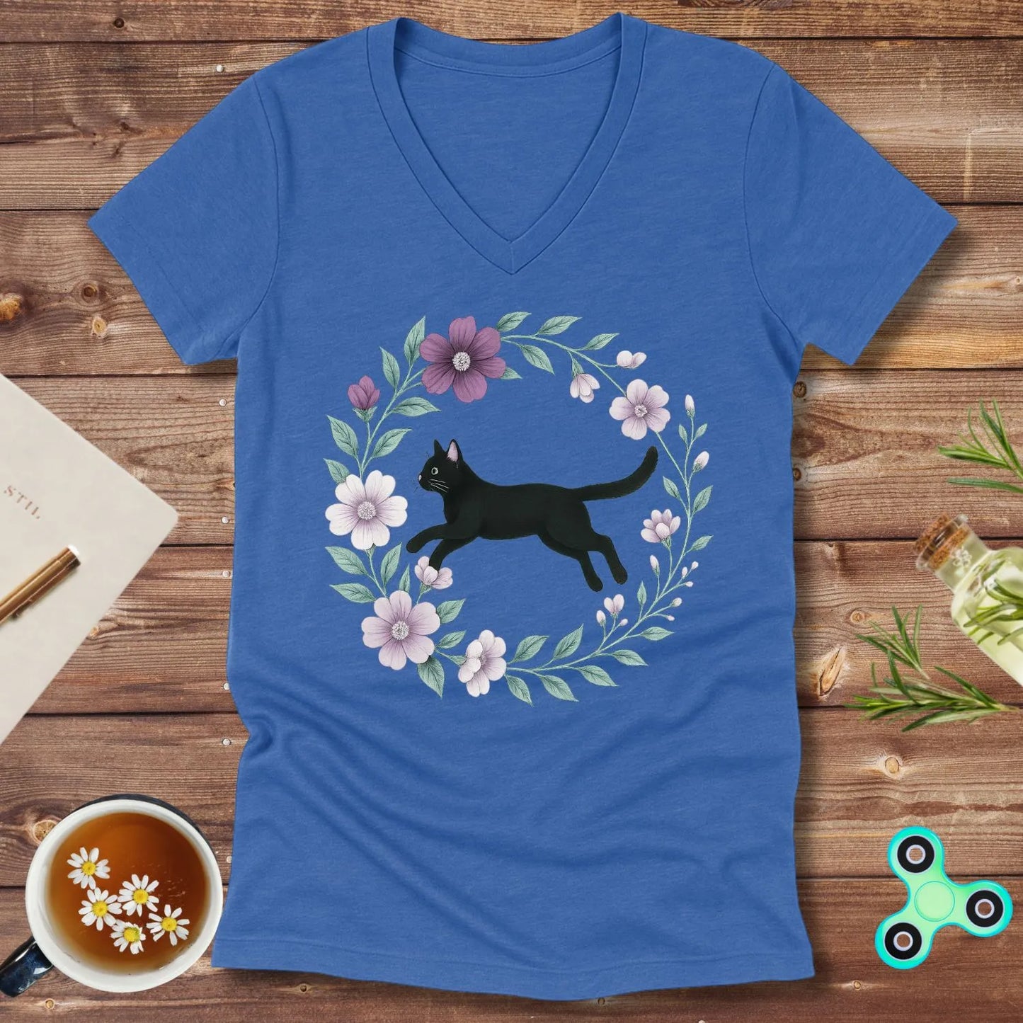 Wreathbound Whiskers V-Neck