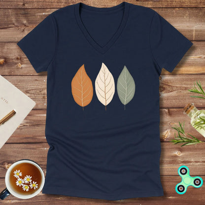 Leaf Trio V-Neck