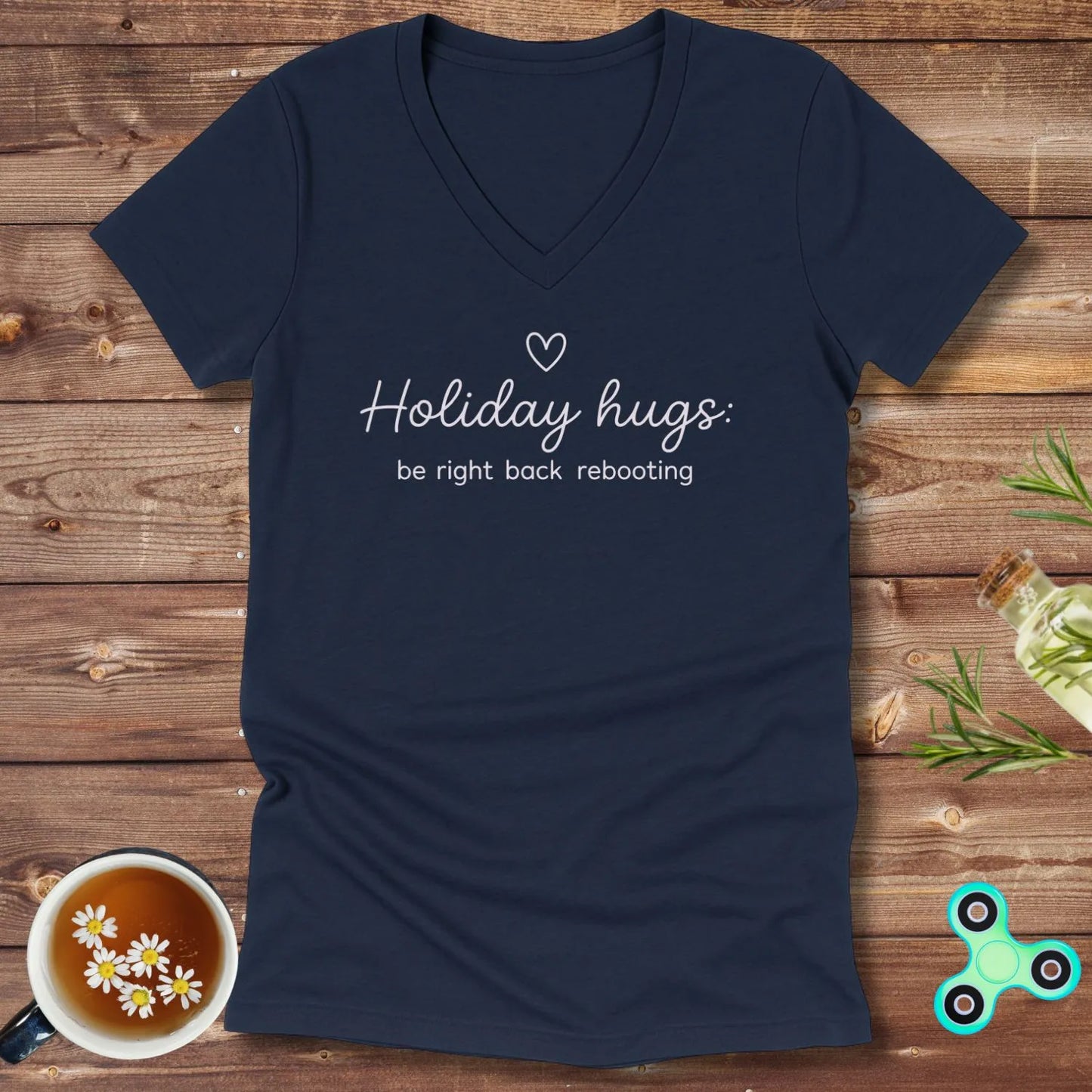 Holiday Hugs BRB V-Neck