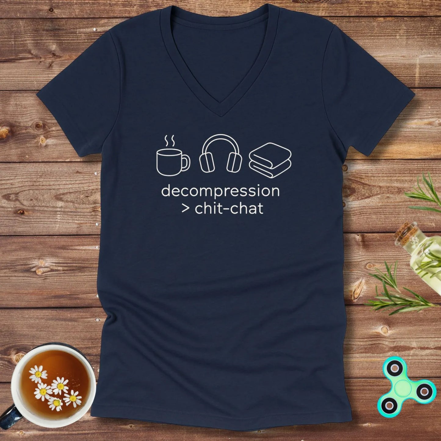 Decompression Chit Chat V-Neck
