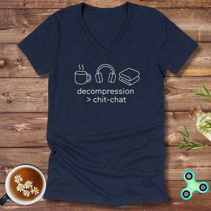 Decompression Chit Chat V-Neck