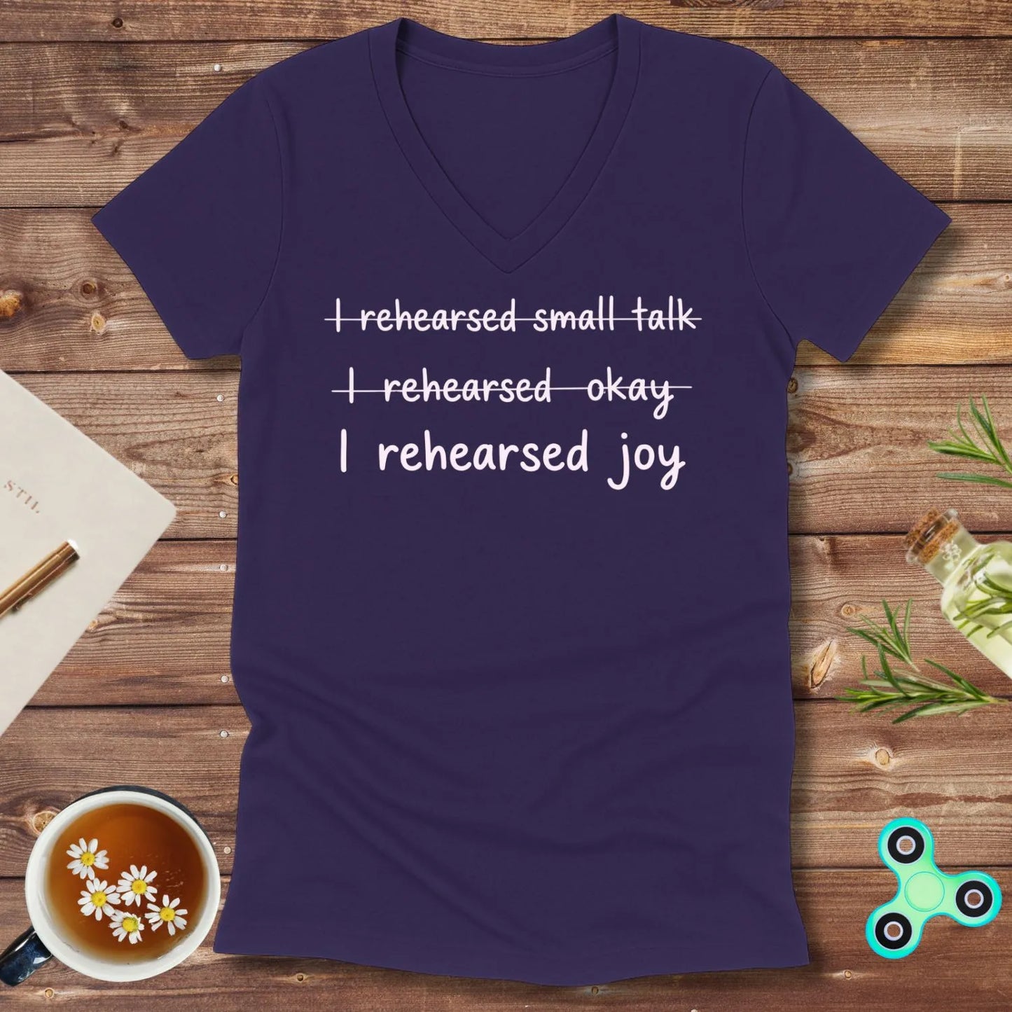 I Rehearsed Joy V-Neck