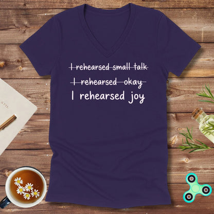 I Rehearsed Joy V-Neck