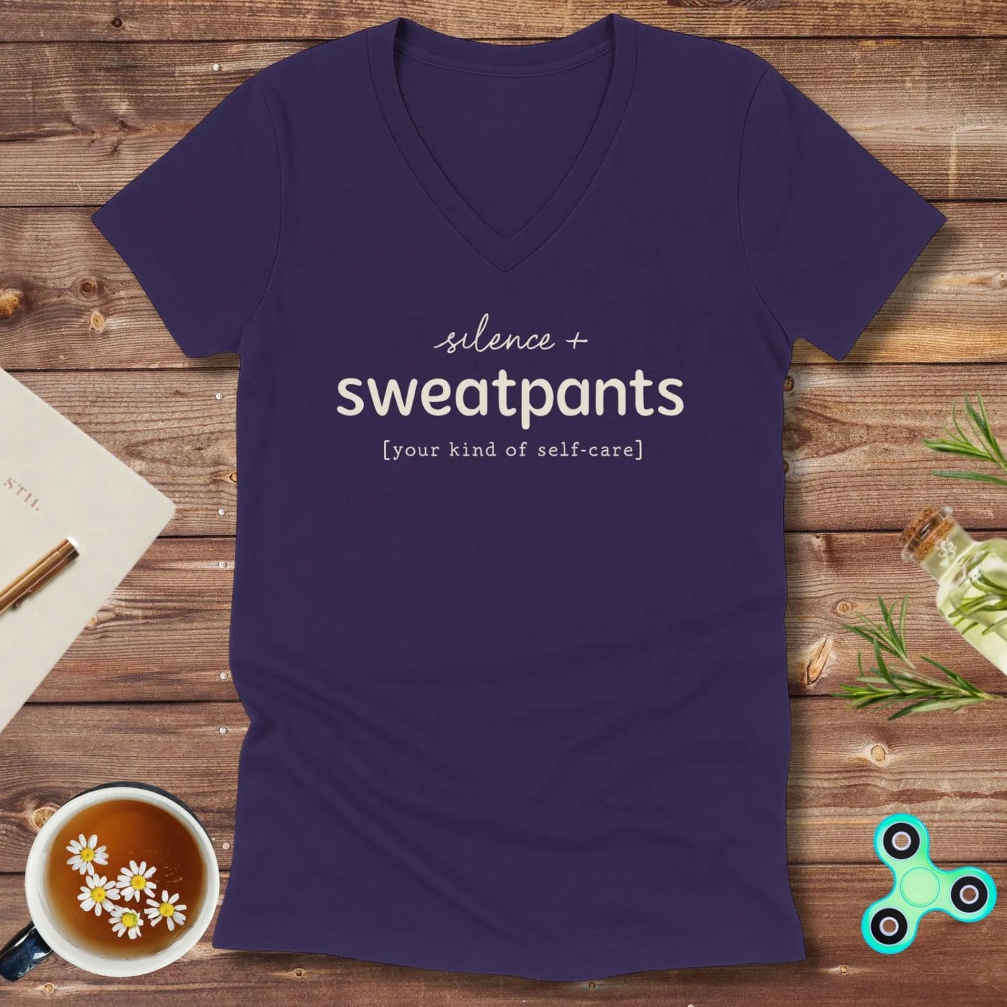 Silent + Sweatpants V-Neck