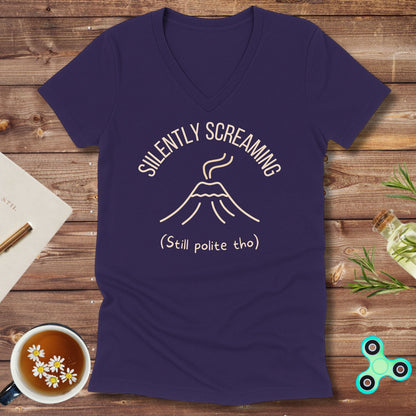 Silently Screaming V-Neck