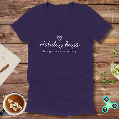 Holiday Hugs BRB V-Neck