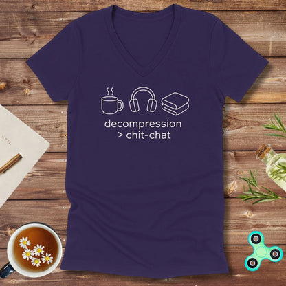 Decompression Chit Chat V-Neck