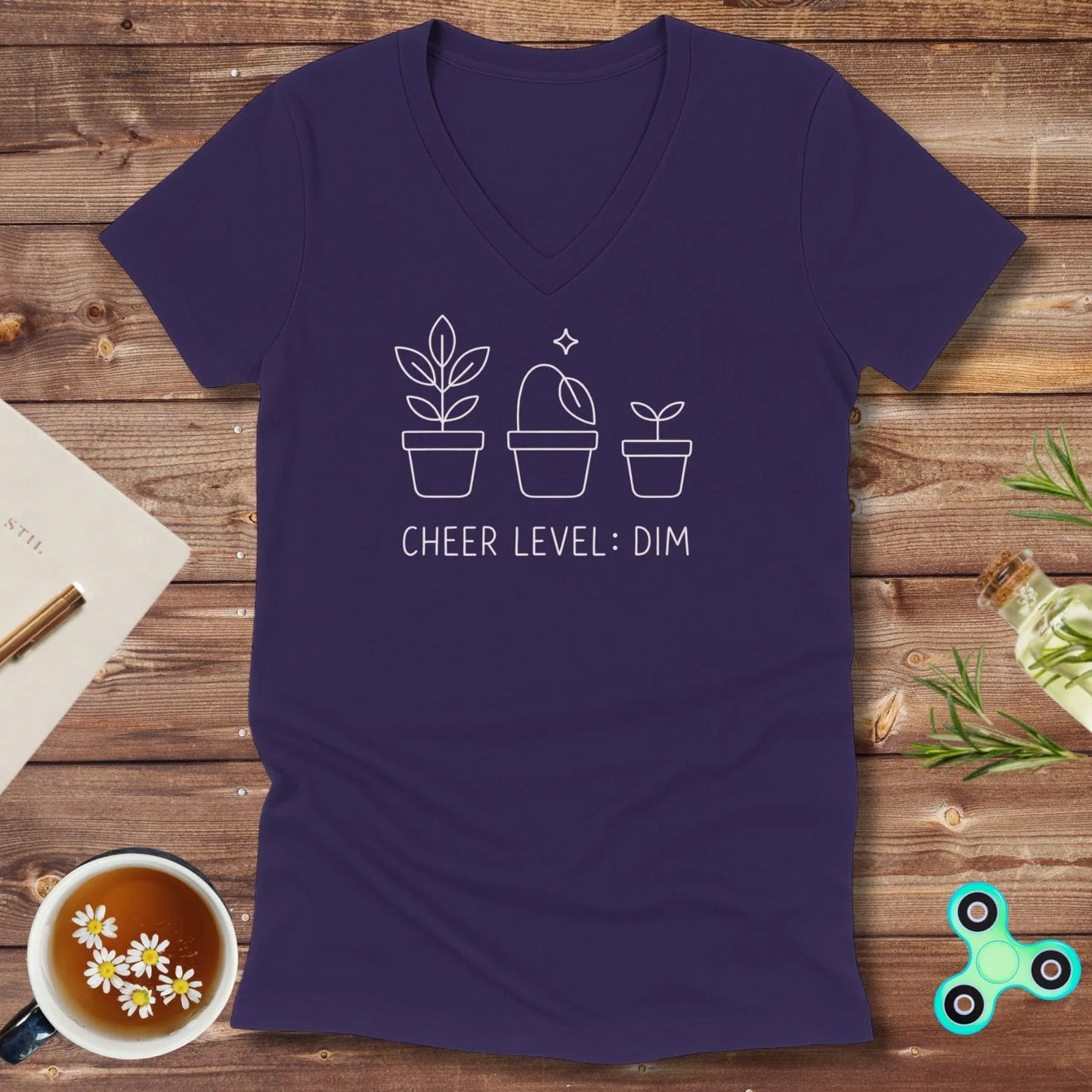 Cheer Level Dim V-Neck