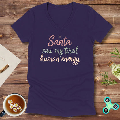 Santa Saw V-Neck