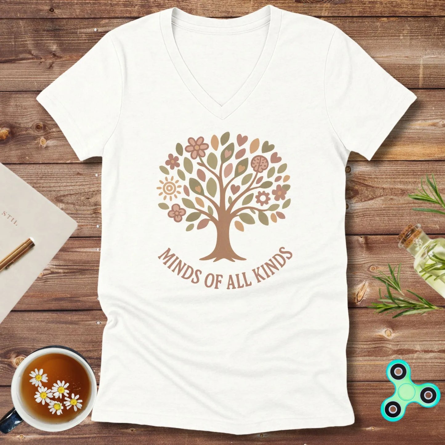Minds of All Kinds V-Neck
