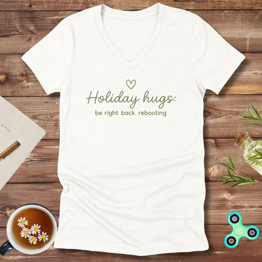 Holiday Hugs BRB V-Neck