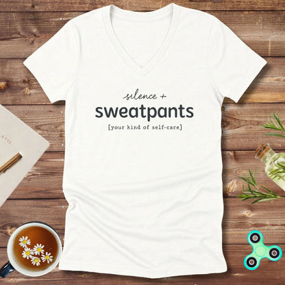 Silent + Sweatpants V-Neck